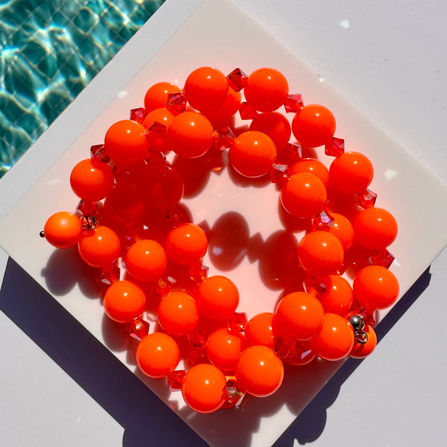 Bea Bracelet in Neon Orange