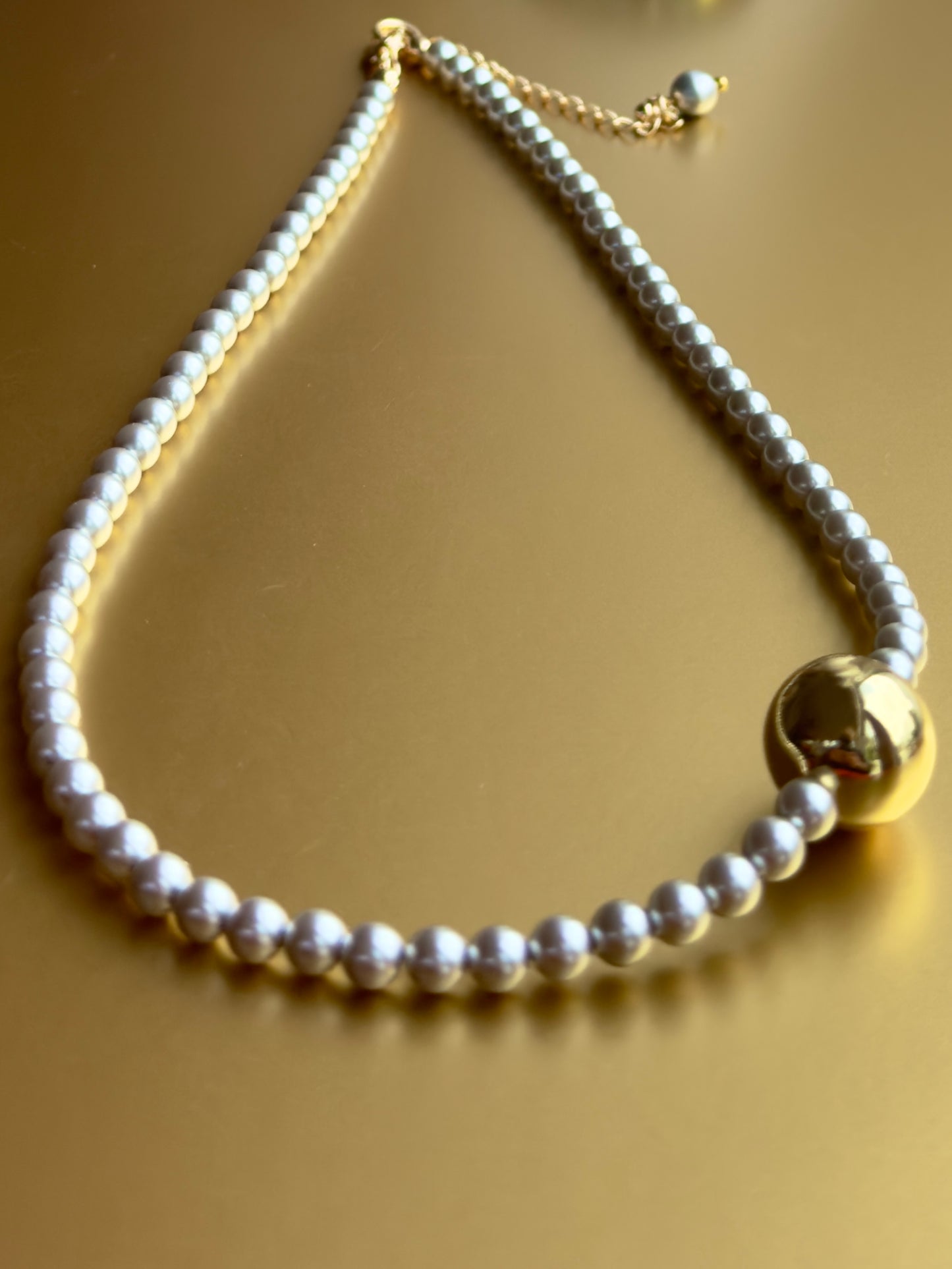 Gilda silver pearl chocker