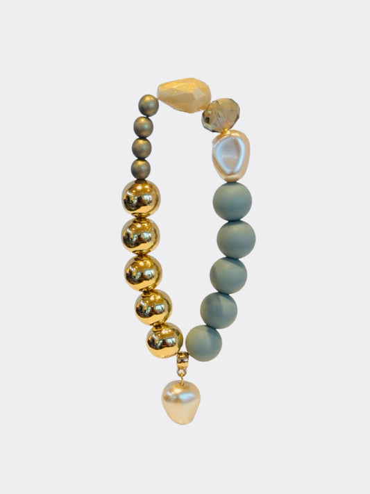 Sugarplum fairy frosted mint bracelet
