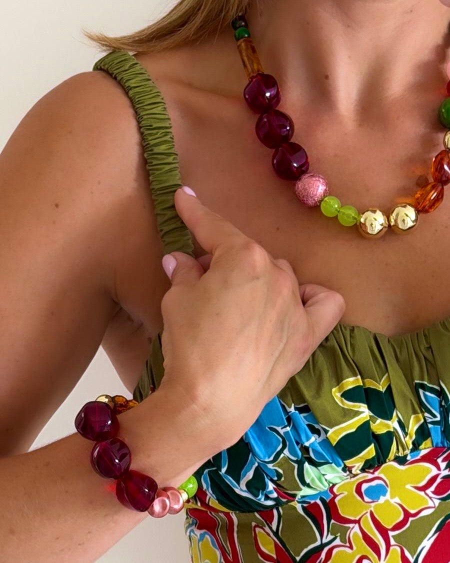 Tutti Vintage Bead Multi Wear Necklace