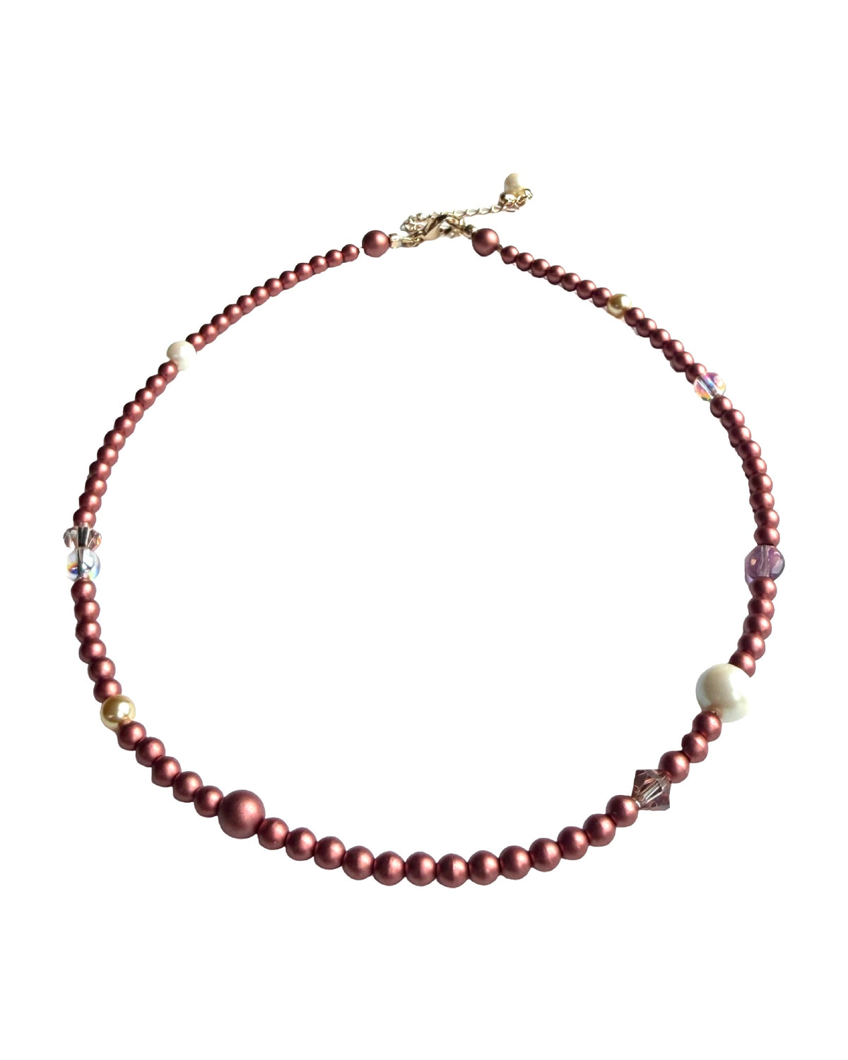 Sherbet Drop Berry Pearl Necklace