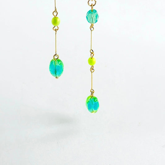 Nora drop crystal earrings