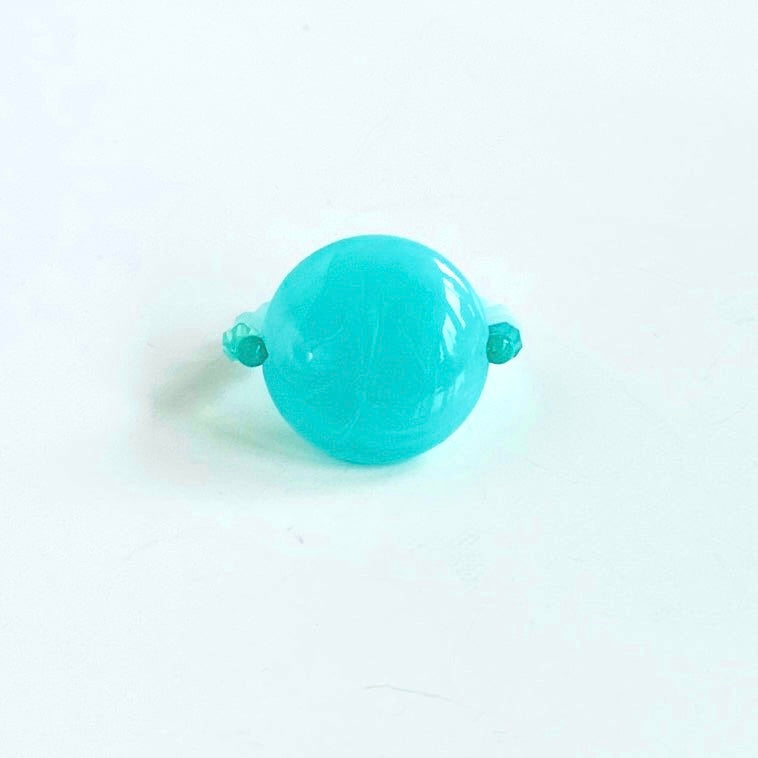 Seafoam disc ring