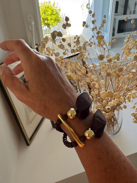 Bordeaux vintage luxe love cuff