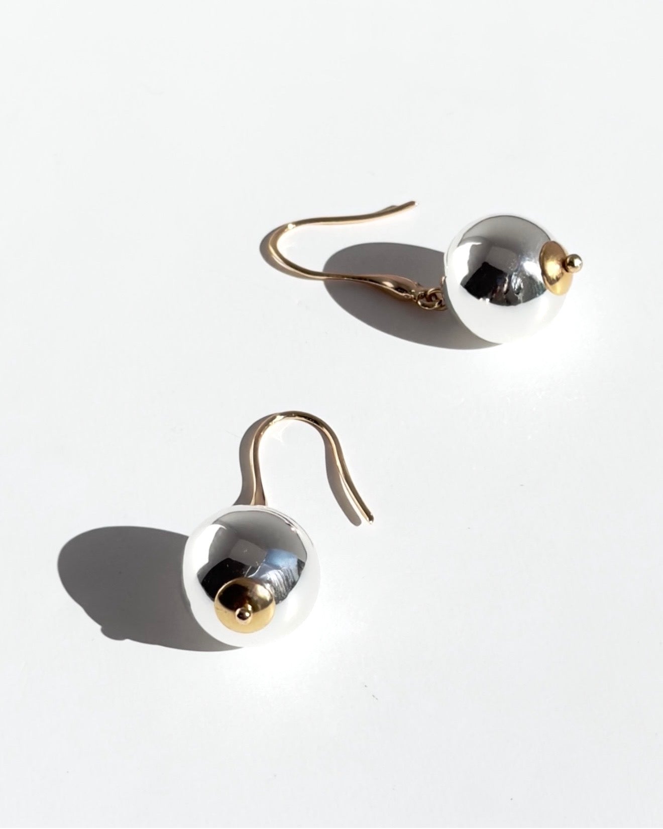 Moana silver drop earrings