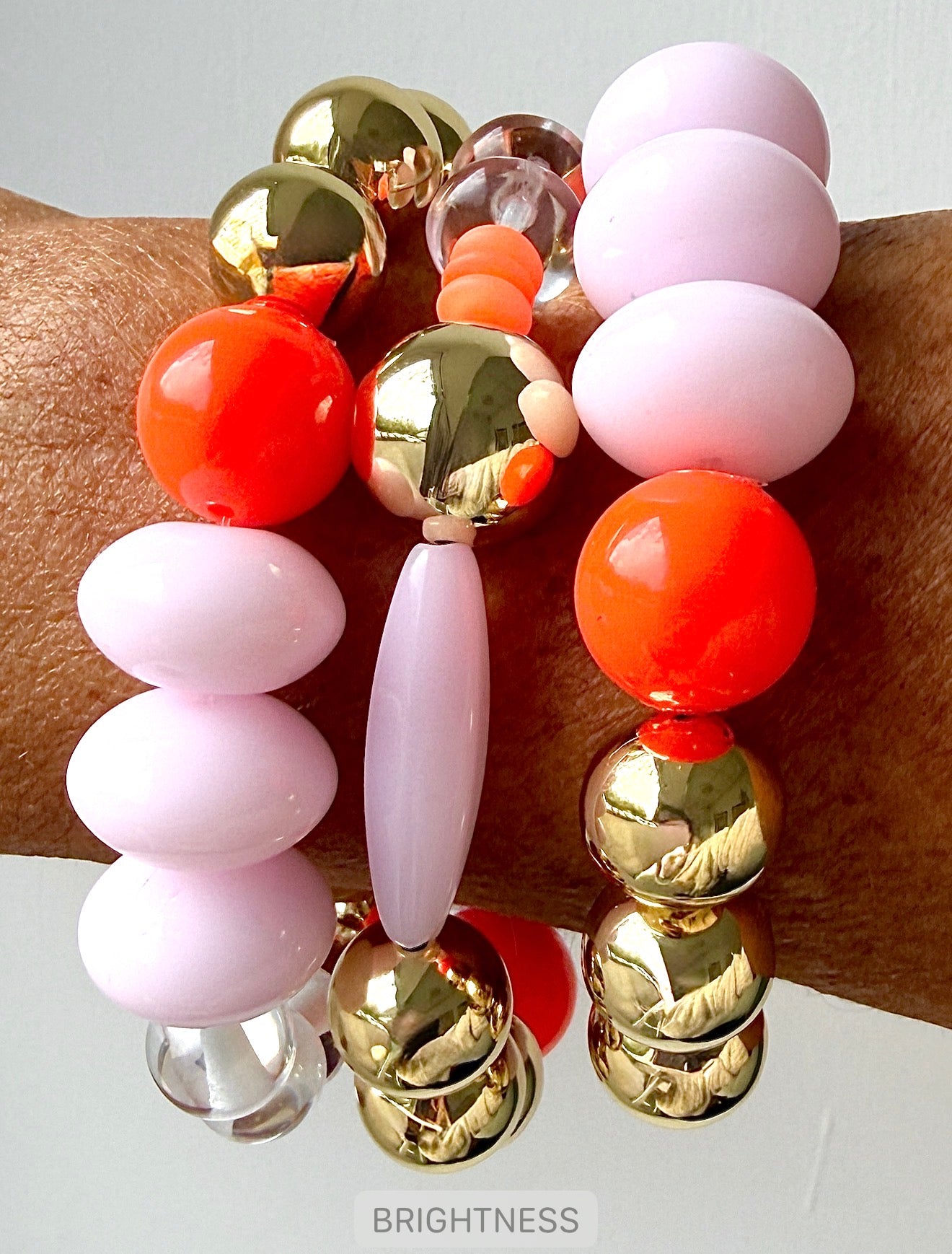 Candy Floss Crystal Gold Bracelet