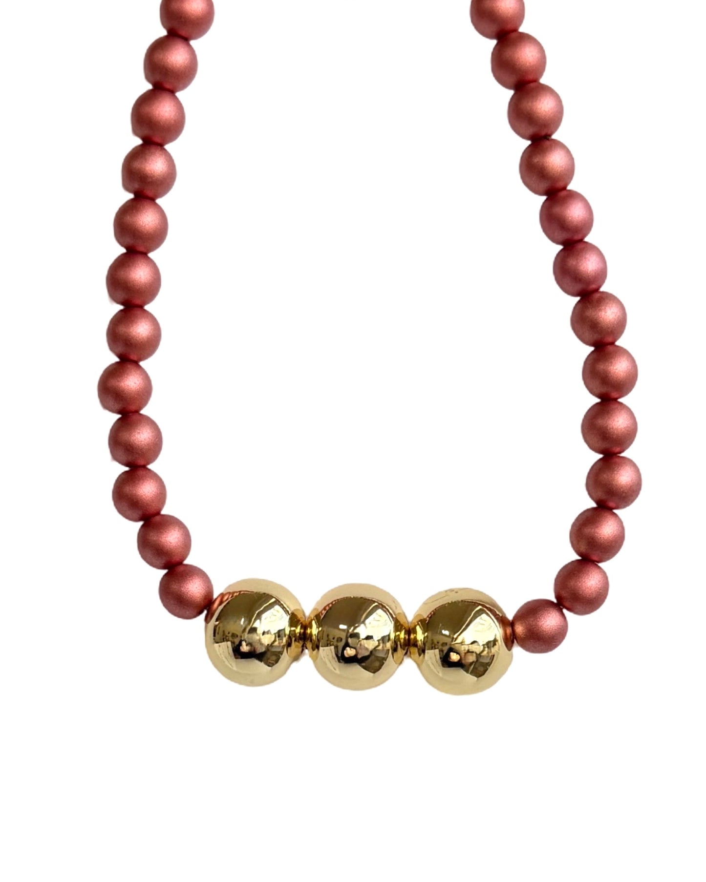 Betty boo wine + gold anklet