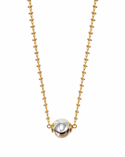Vivienne | Gold & Silver Ball Choker