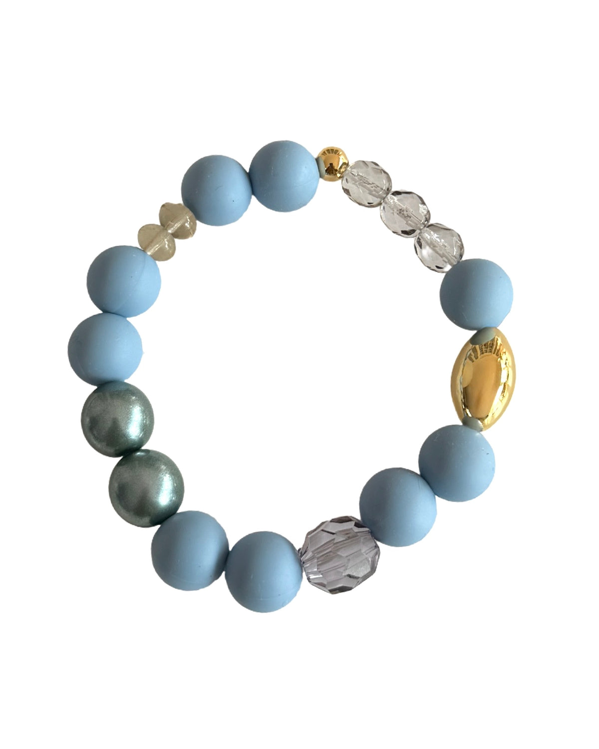Honey Bunny Powder Blue Crystal Bracelet