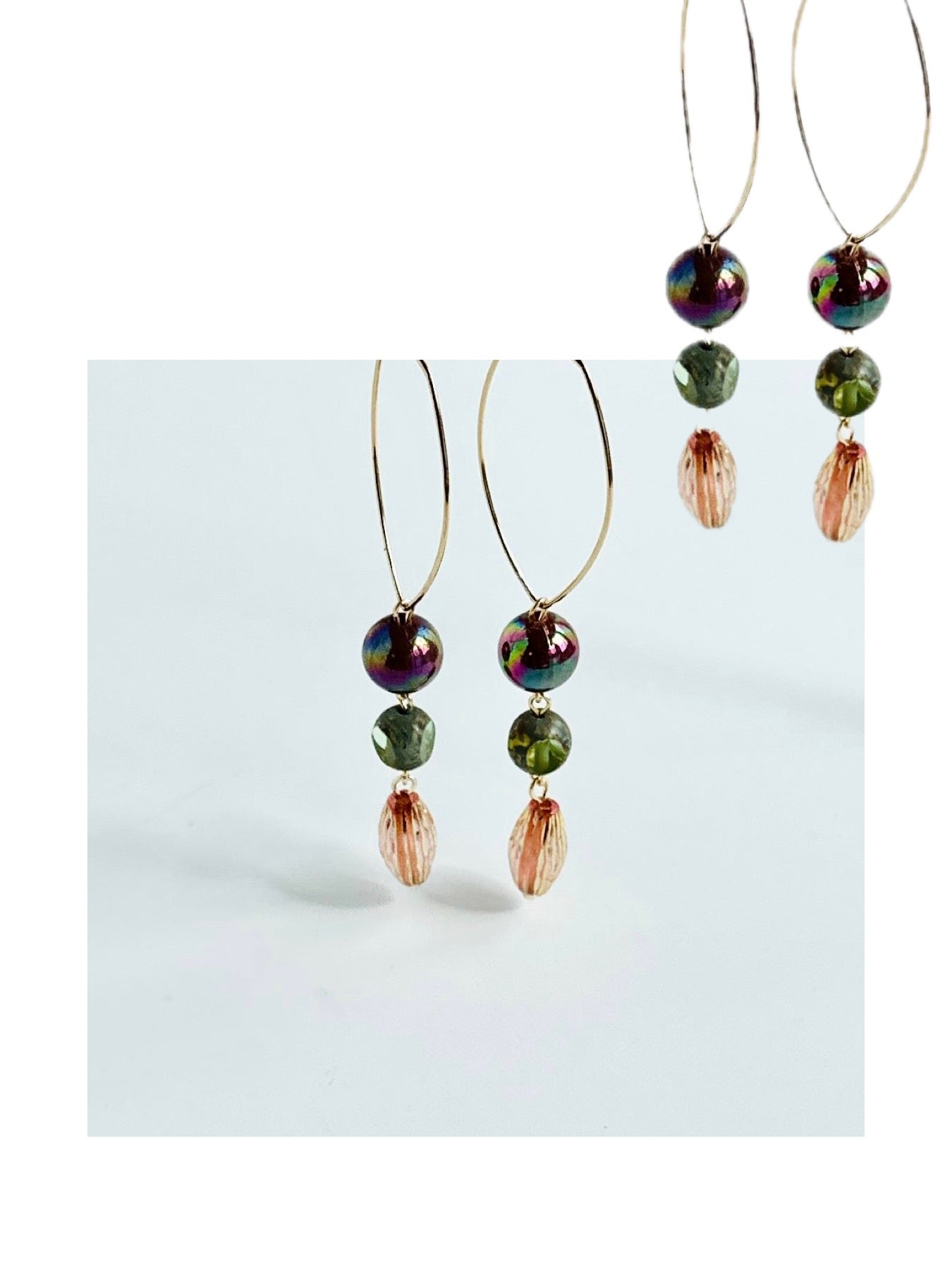 Aesha drop earrings