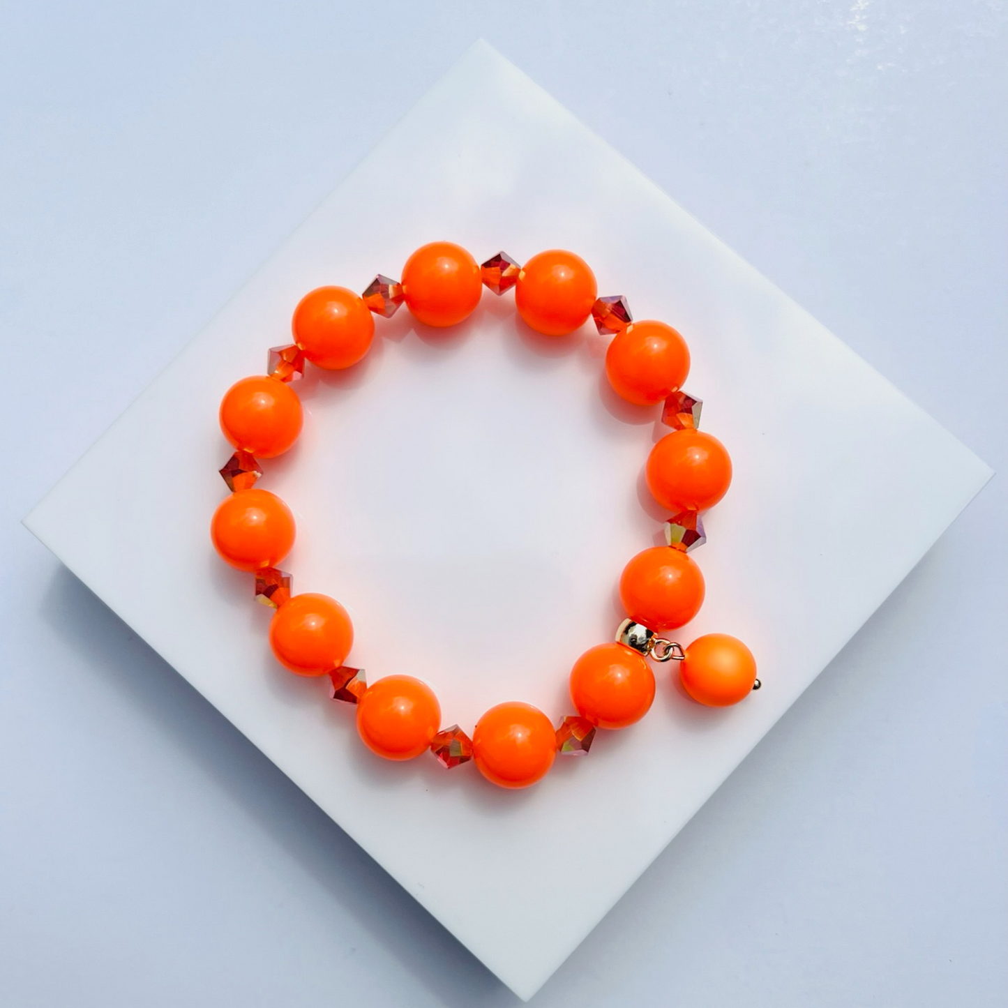 Bea Bracelet in Neon Orange