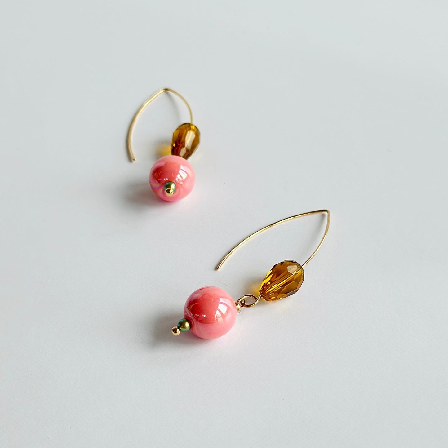 Poppie pink earrings