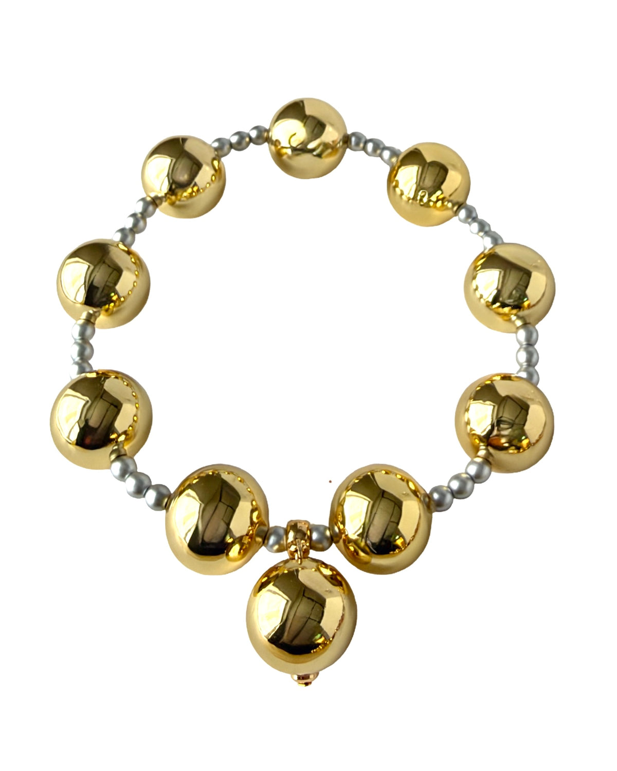 Penny Plum Gold & Silver Anklet