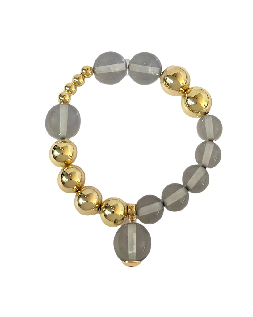 BABY BELL SMOKE + GOLD BRACELET
