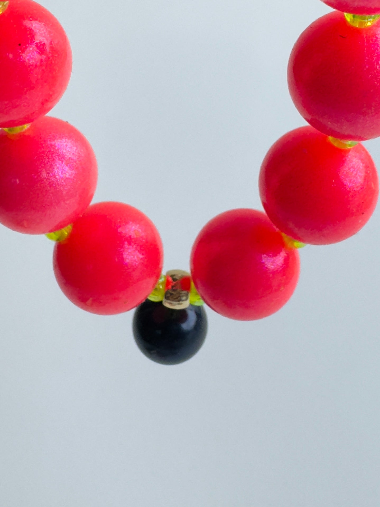 Bella bubblegum beaded bracelet