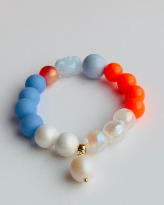 Sky high tango pearl crush bracelet