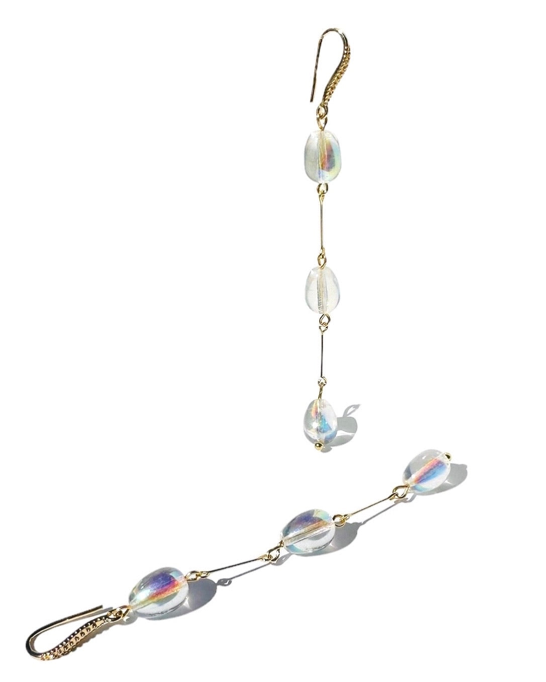 Crystal teardrop earrings