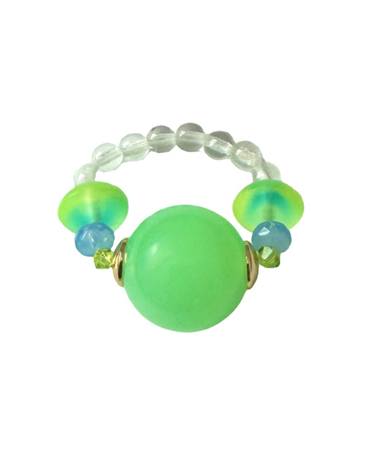 Vintage Opal love minty ring