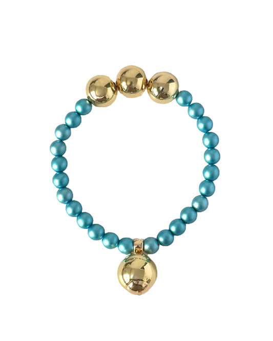 Betty boo petrol blue crystal bracelet