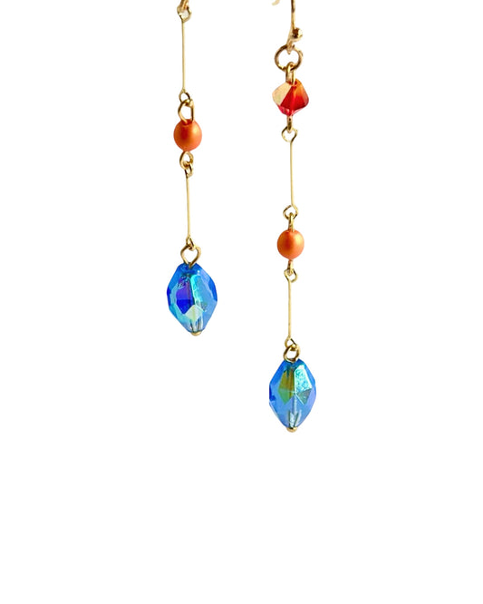 Nora Crystal drop earrings