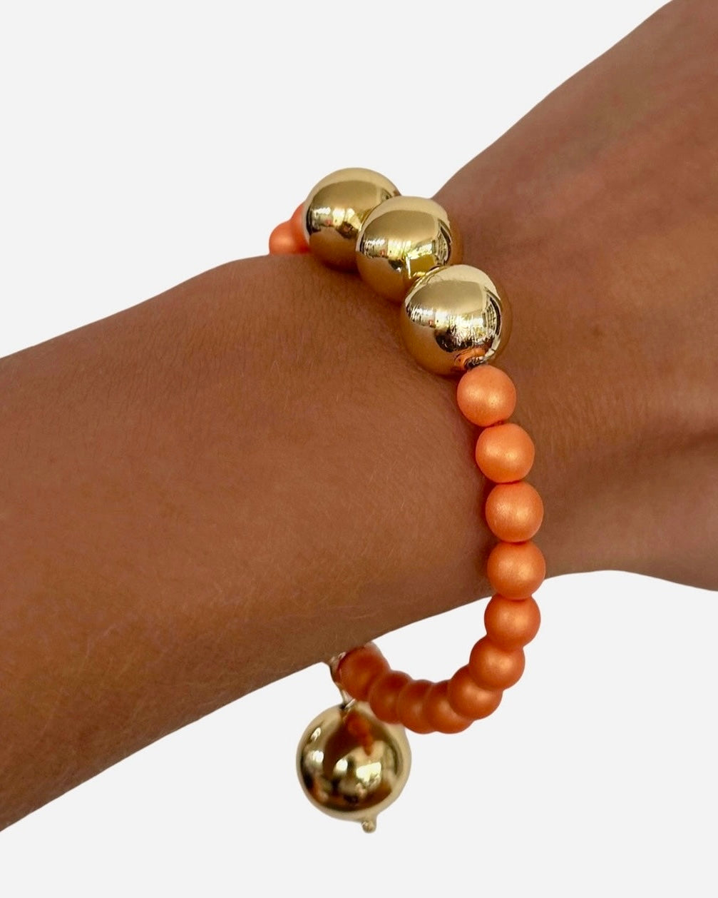 Betty boo tangerine iridescent crystal bracelet