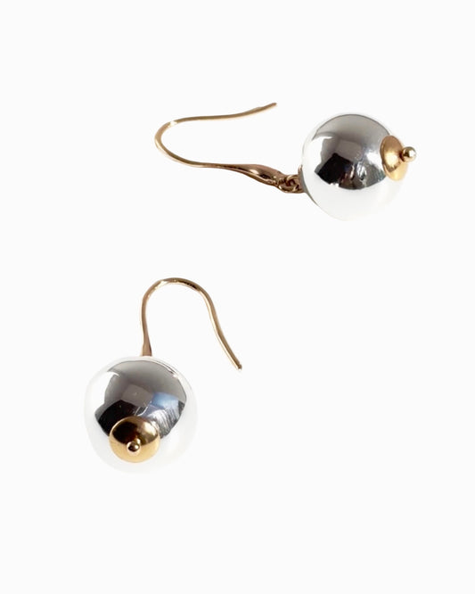 Moana silver drop earrings