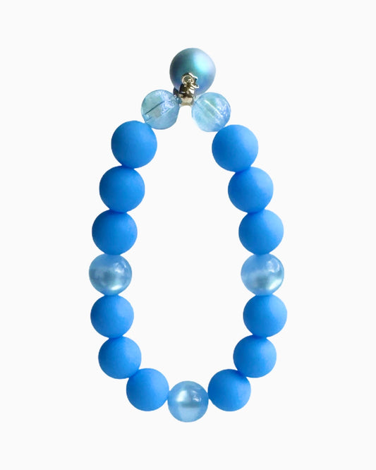 China blue crumpet bracelet