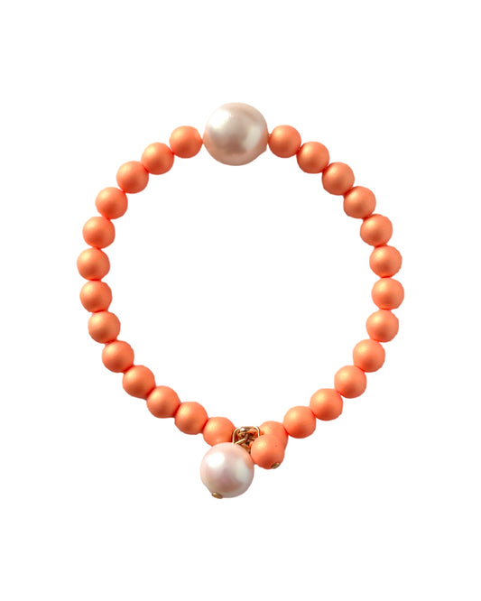 Lush lollipop iridescent tangerine crystal bracelet