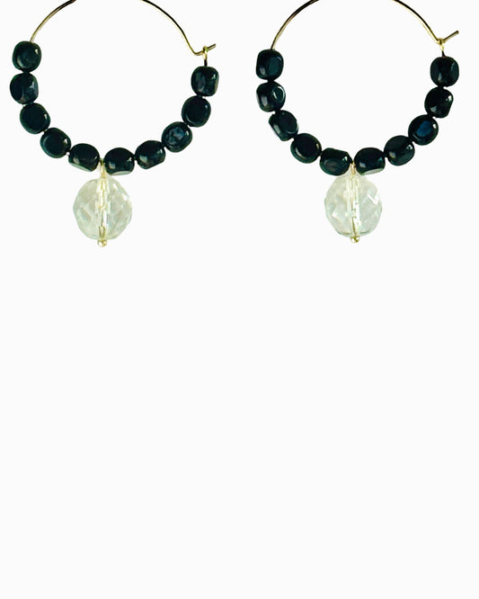 Matilda liquorice ice squeeze Crystal hoops