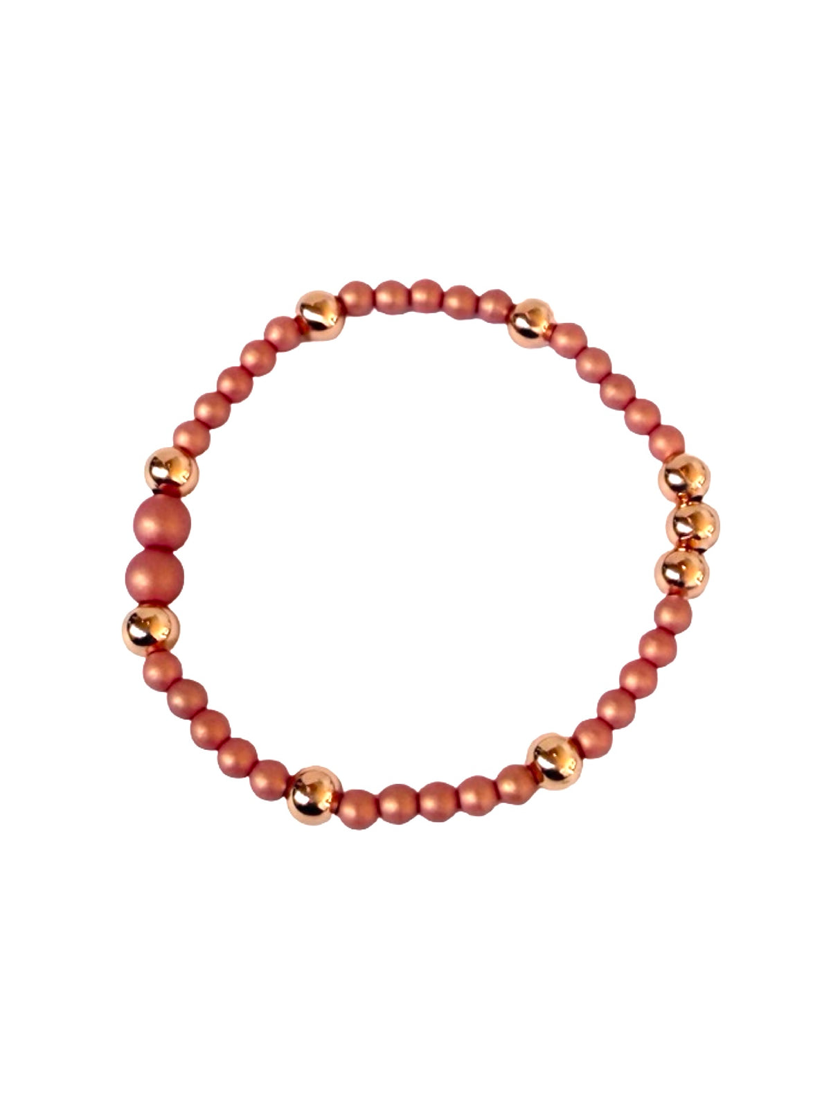 BABY LOVE DUSTY ROSE + ROSE GOLD BRACELET