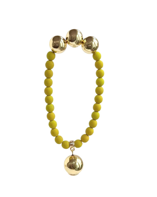 Deep Pistachio Betty boo Crystal bracelet