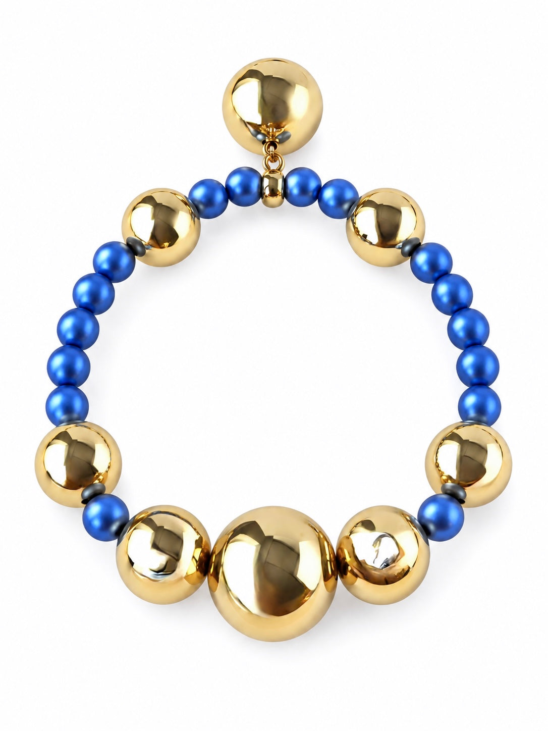 Lily Lulu Sapphire Blue & Gold Bracelet | LOVE Beth