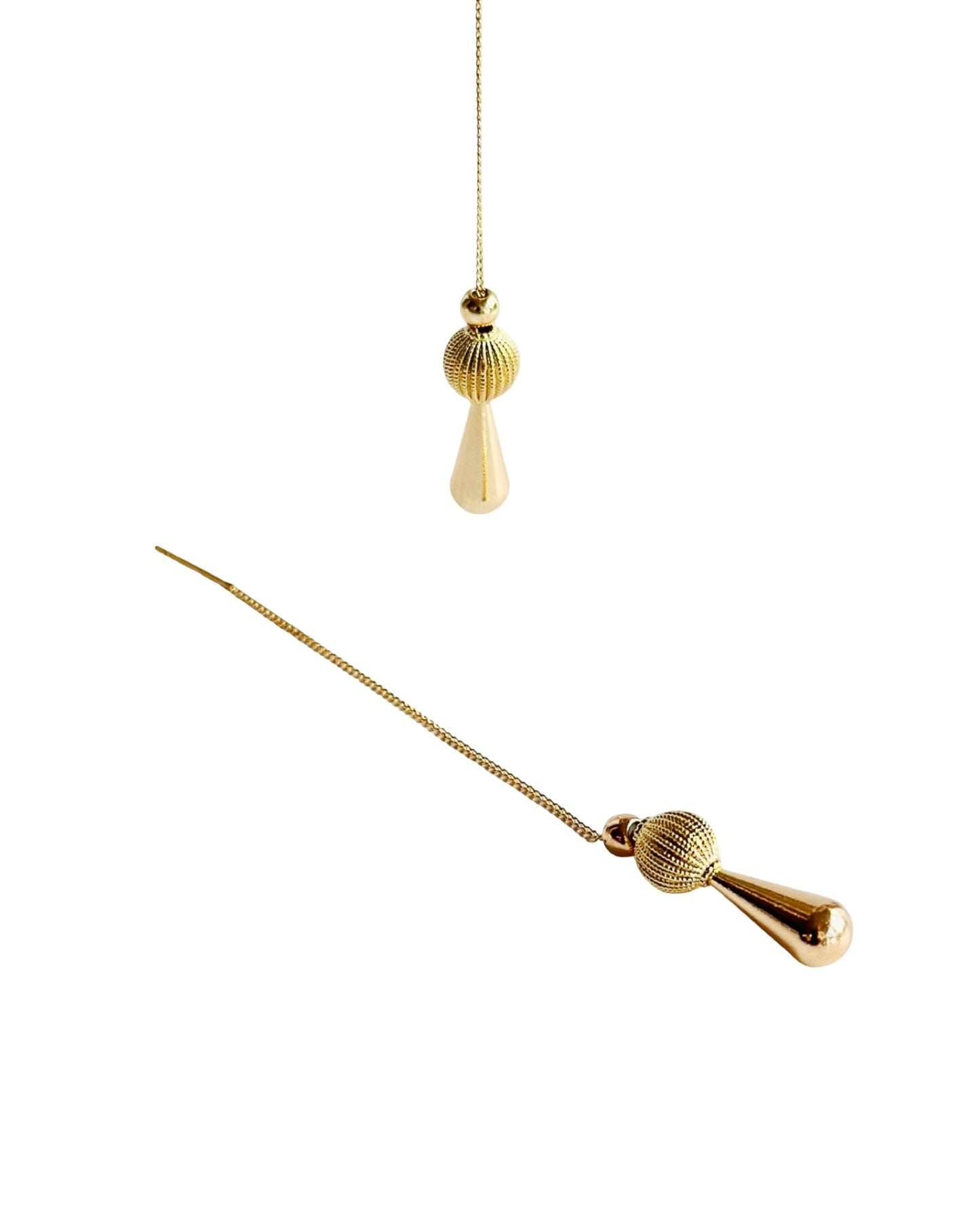 Gia gold drop earrings