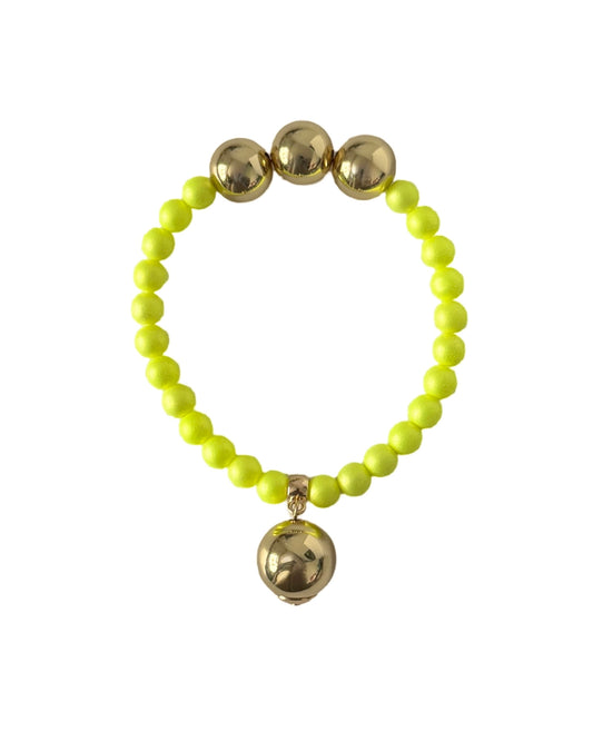 Betty boo iridescent lemoncello crystal bracelet