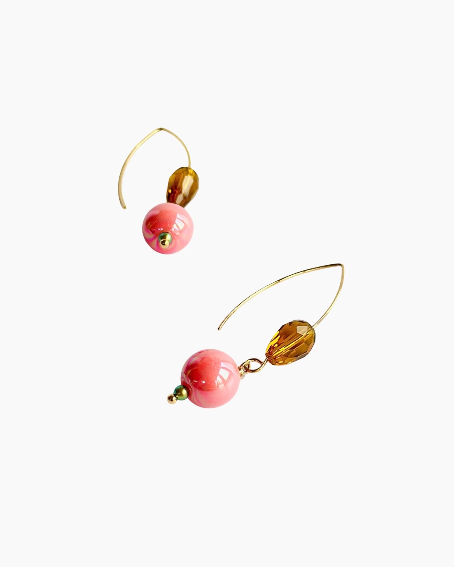 Poppie pink earrings