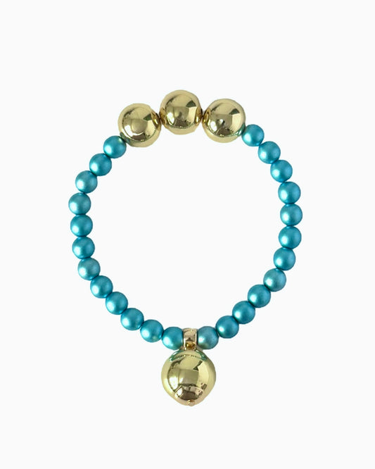 Betty boo petrol blue crystal bracelet