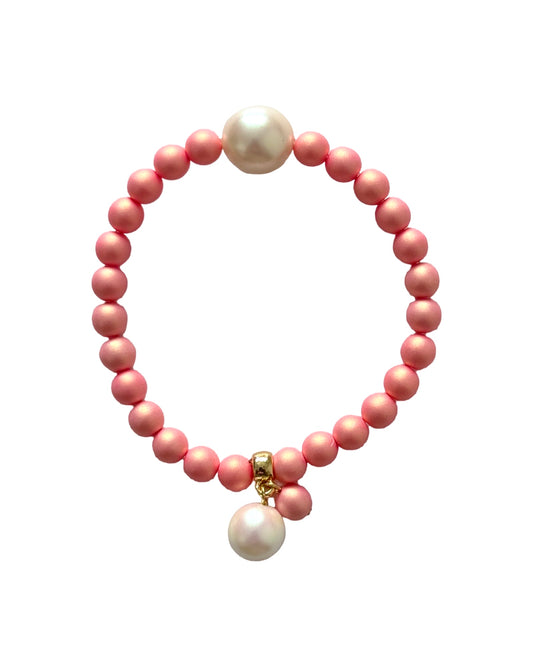 Lollipop soft pink crush crystal bracelet