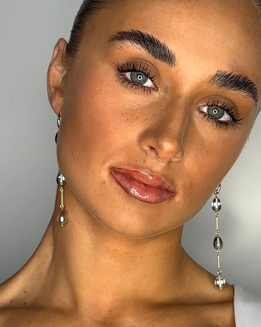 Crystal teardrop earrings