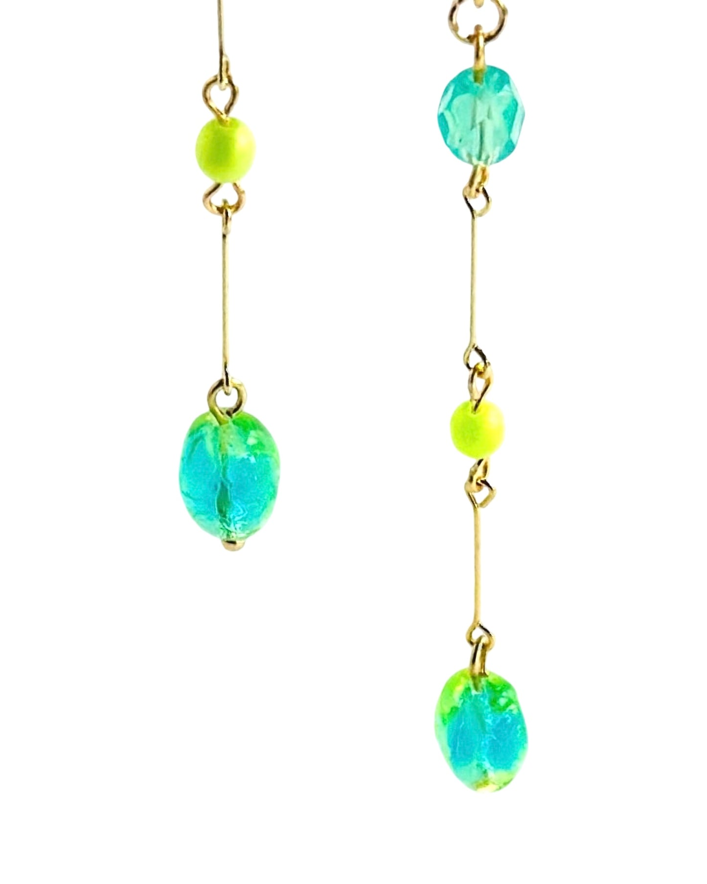 Nora drop crystal earrings