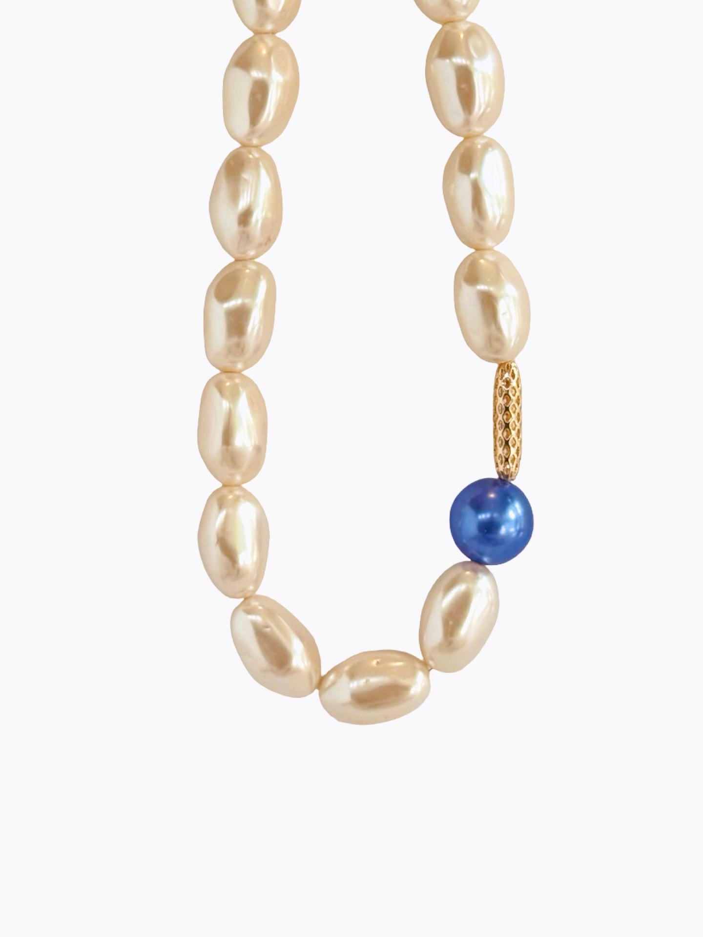 Juliette bejewelled sapphire vintage pearl + crystal chocker