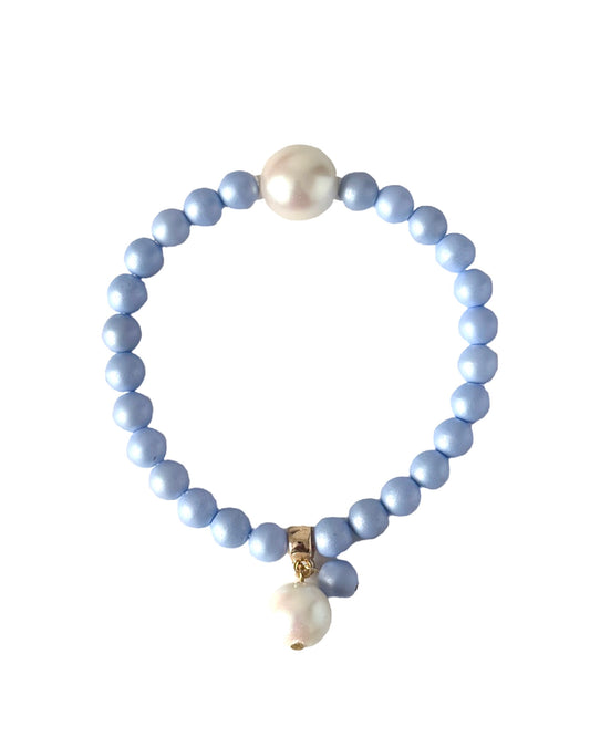 Lush lollipop soft blue crystal bracelet