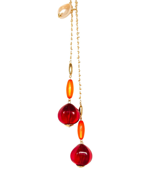 Lolita Wine vintage drop long drop chain