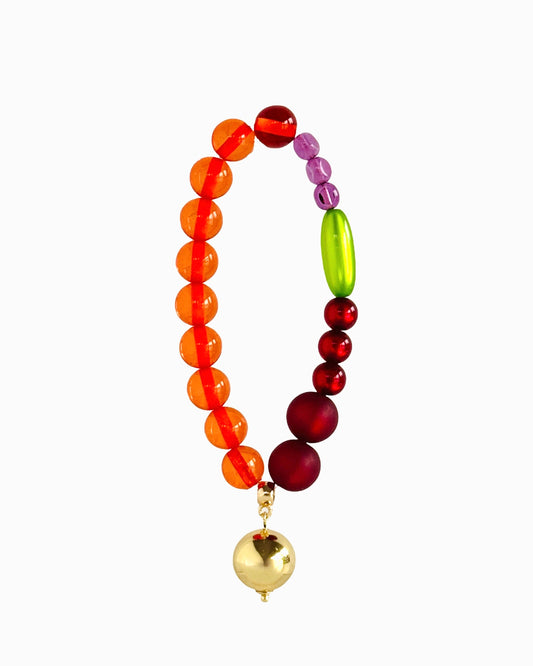 Prism princess berry crush bracelet, gold drop charm