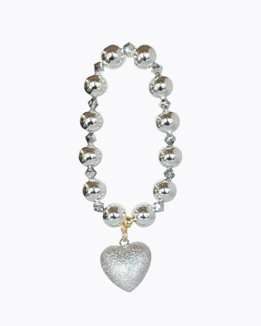Twilight silver crystal sprinkle bracelet