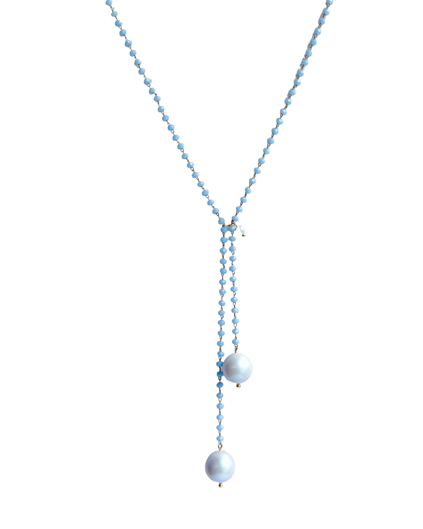 Powder blue Lia necklace