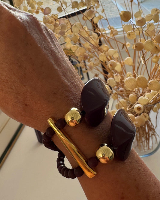 Bordeaux vintage luxe love cuff