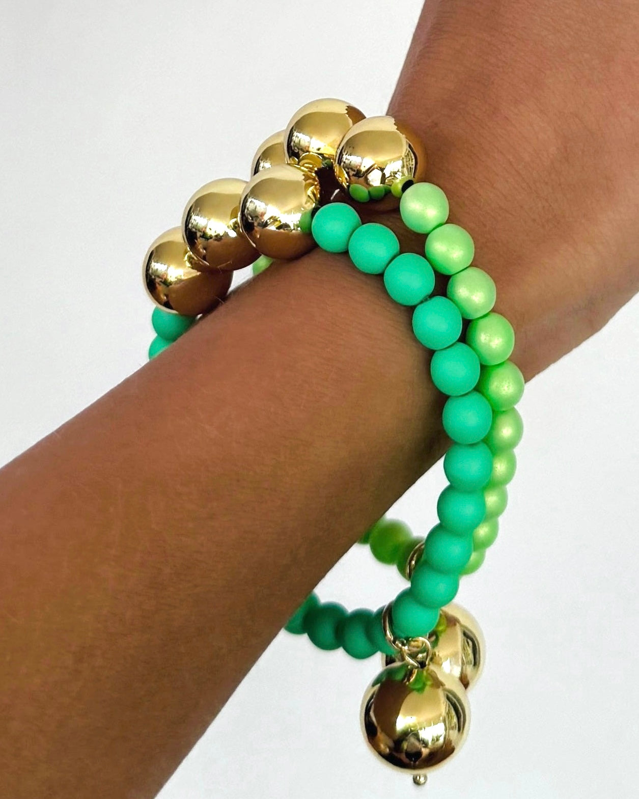 Betty boo French green crystal bracelet