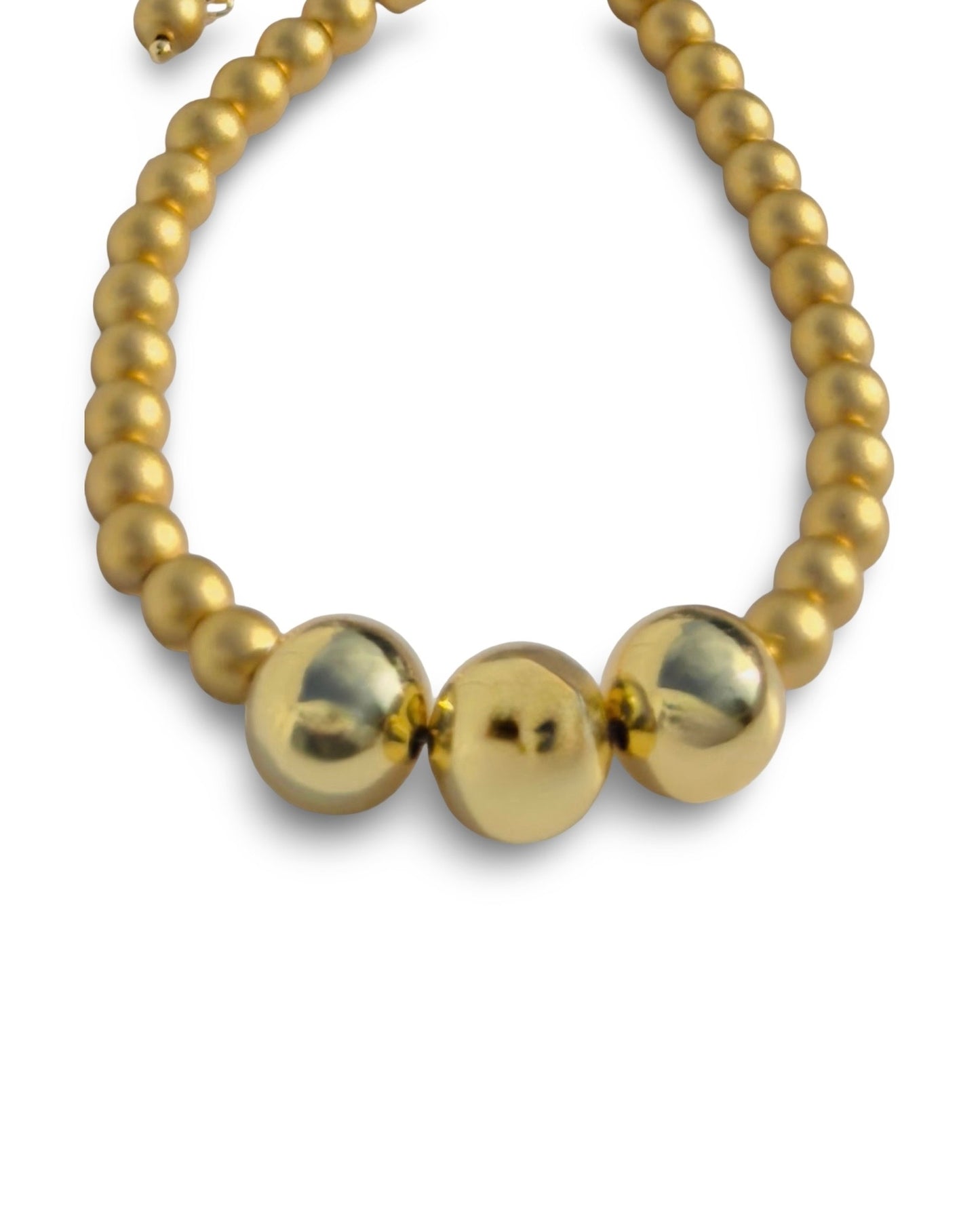 Betty boo gold crystal gold anklet