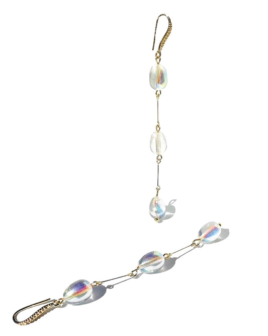 Crystal teardrop earrings