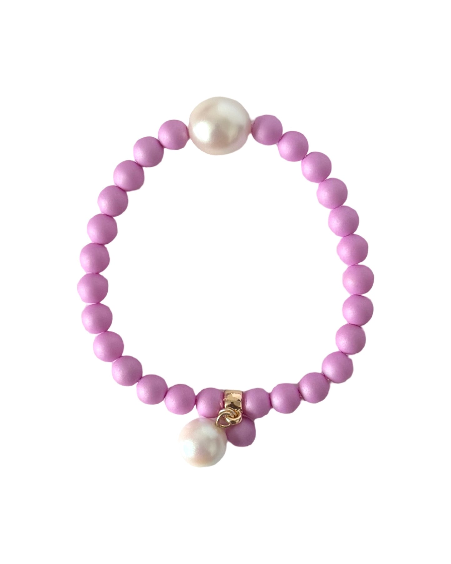 Lush lollipop Matt purple crystal bracelet